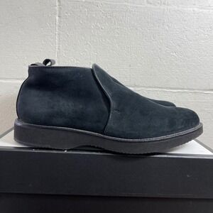 Alden X Unionmade D8707 Black Suede Chukka Ankle Boots Slip On Men's Sz 10 B/D